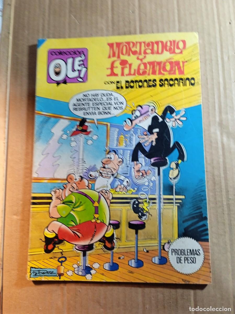Tebeos: TEBEO DE OLE MORTADELO Y FILEMON CON EL BOTONES SACARINO EN PROBLEMAS DE PESO DEL A&Ntilde;O 1984 N&ordm; 294