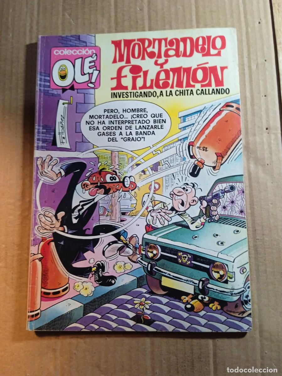 Tebeos: TEBEO DE OLE MORTADELO Y FILEMON EN INVESTIGANDO A LA CHITA CALLANDO DEL A&Ntilde;O 1979 N&ordm; 143