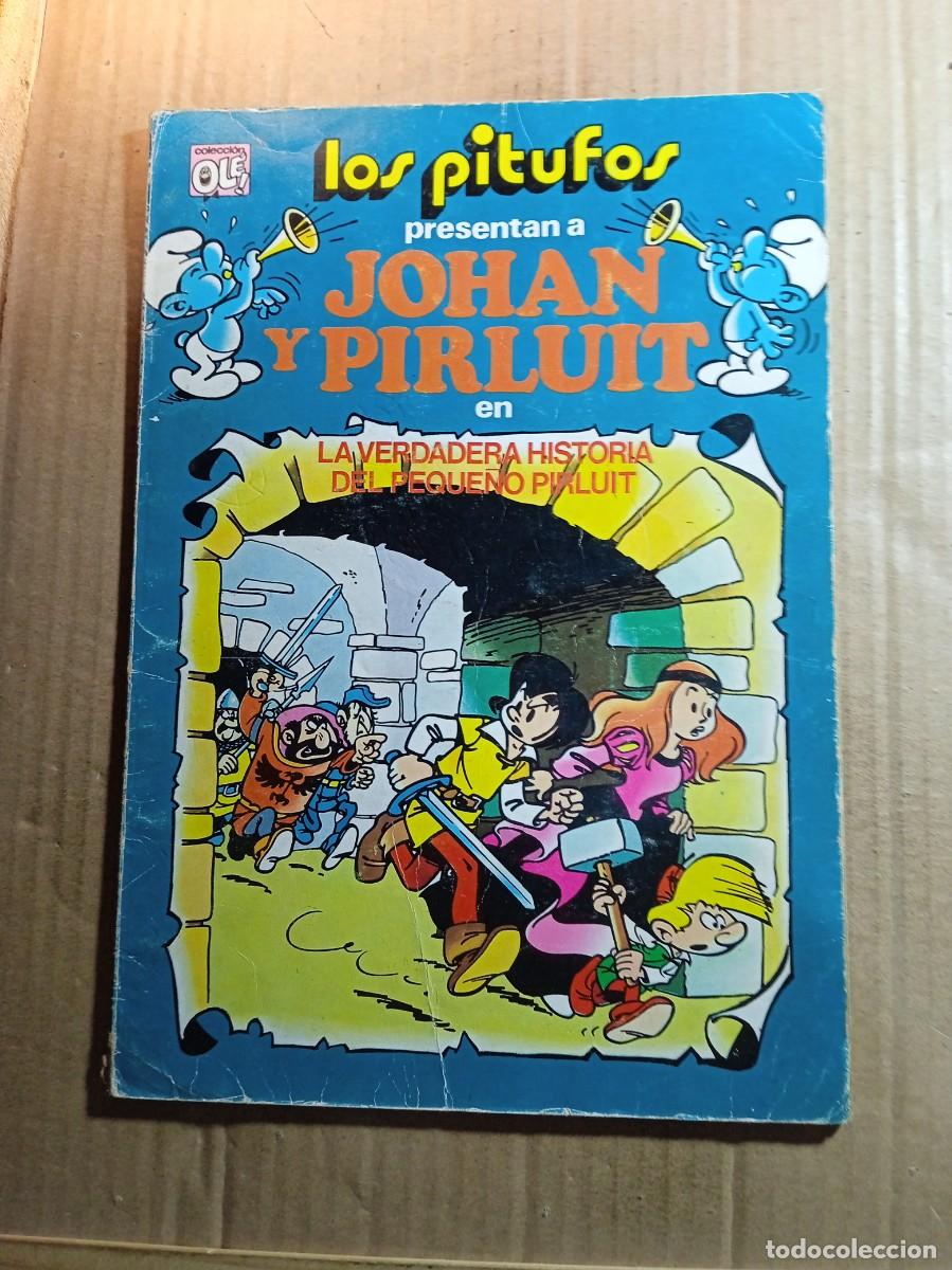 Tebeos: TEBEO DE OLE LOS PITUFOS EN LA VERDADERA HISTORIA DEL PEQUE&Ntilde;O PIRLUIT DEL A&Ntilde;O 1983 N&ordm; 16