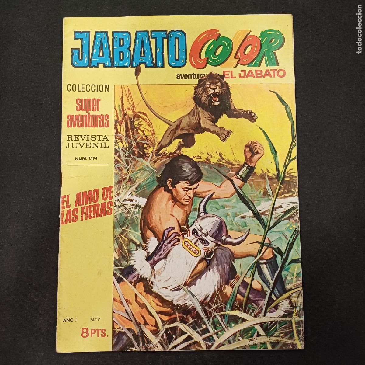 Tebeos: AVENTURAS DE EL JABATO COLOR/BRUGUERA N&ordm; 7.