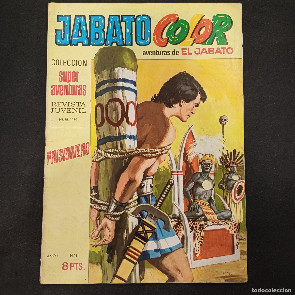 Tebeos: AVENTURAS DE EL JABATO COLOR/BRUGUERA N&ordm; 8.