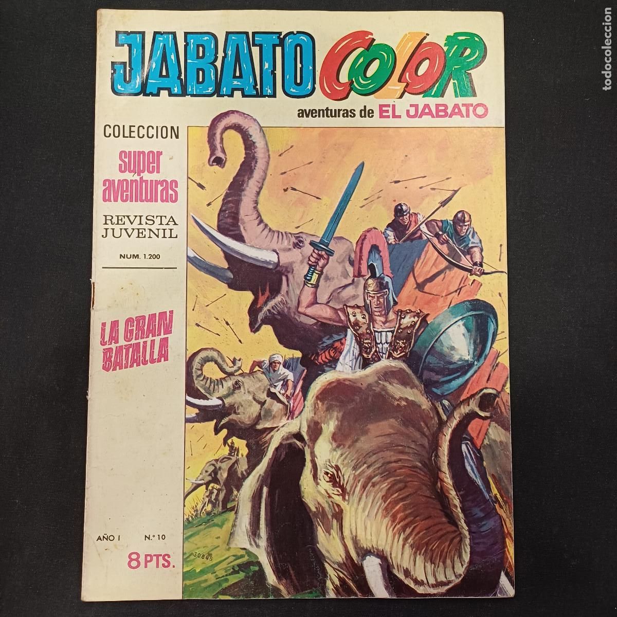 Tebeos: AVENTURAS DE EL JABATO COLOR/BRUGUERA N&ordm; 10.