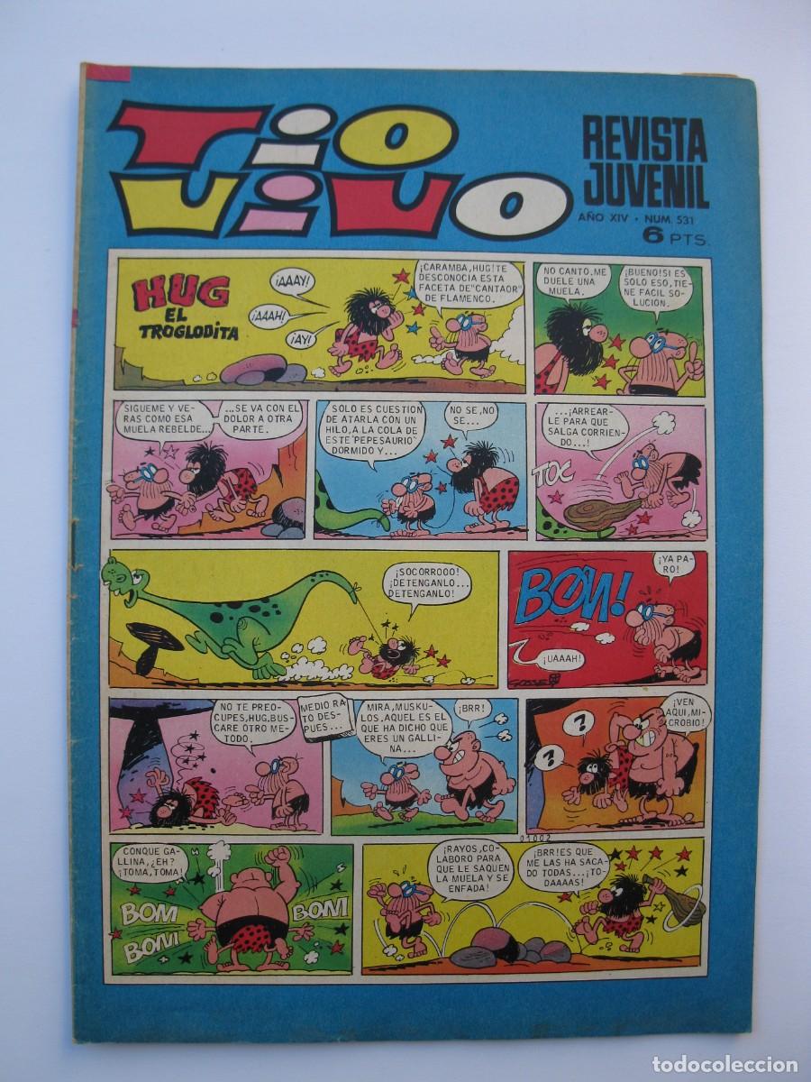 Tebeos: TIO VIVO - A&Ntilde;O XIV - N&ordm; 531 - EDITORIAL BRUGUERA - A&Ntilde;O 1971.