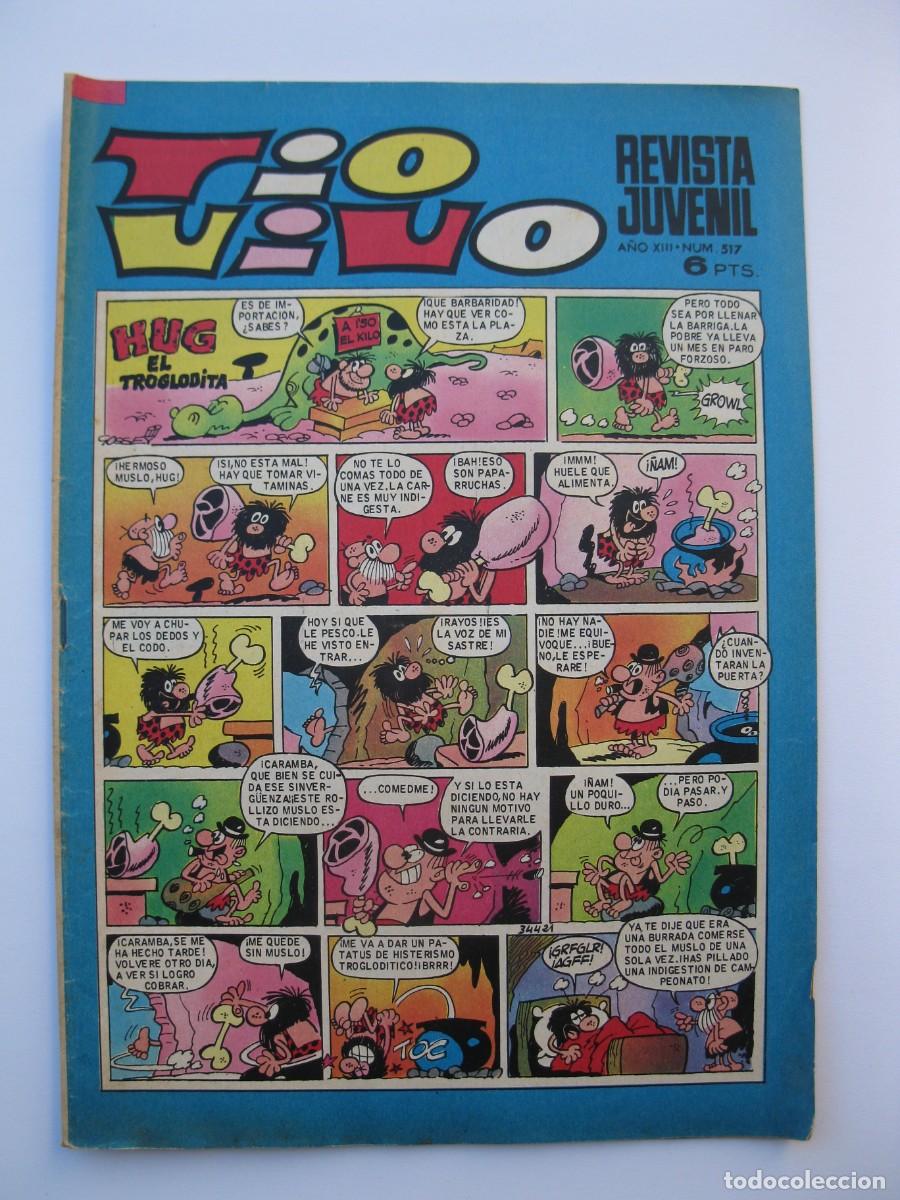 Tebeos: TIO VIVO - A&Ntilde;O XIV - N&ordm; 517 - EDITORIAL BRUGUERA - A&Ntilde;O 1971.