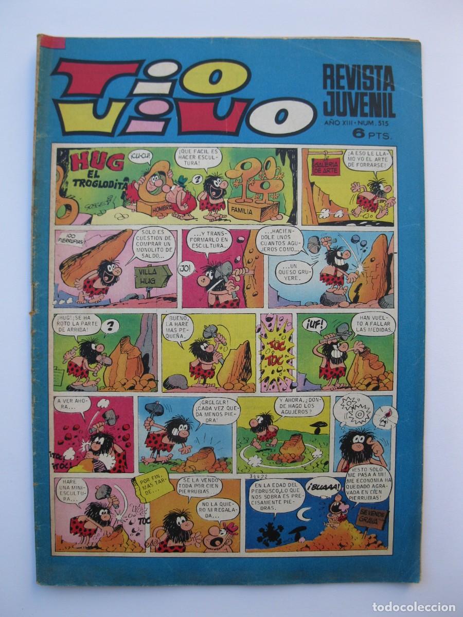 Tebeos: TIO VIVO - A&Ntilde;O XIV - N&ordm; 515 - EDITORIAL BRUGUERA - A&Ntilde;O 1971.