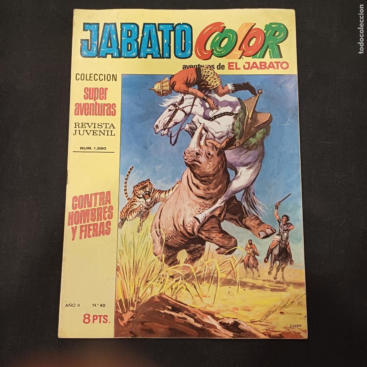 Tebeos: AVENTURAS DE EL JABATO COLOR/BRUGUERA N&ordm; 40.