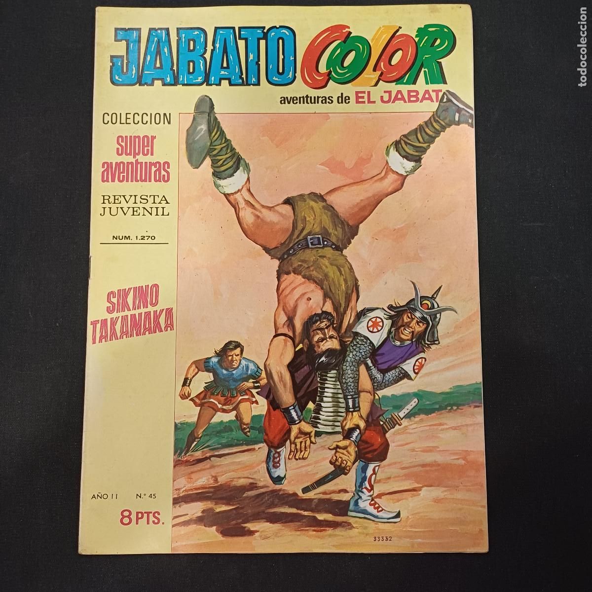 Tebeos: AVENTURAS DE EL JABATO COLOR/BRUGUERA N&ordm; 45.