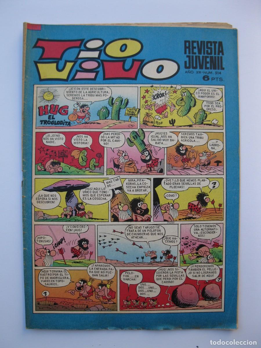 Tebeos: TIO VIVO - A&Ntilde;O XIV - N&ordm; 514 - EDITORIAL BRUGUERA - A&Ntilde;O 1971.