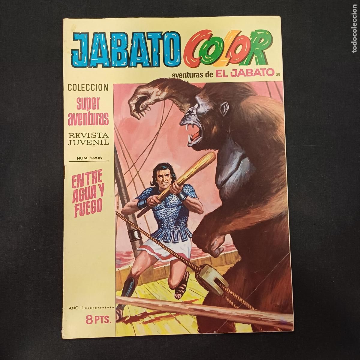 Tebeos: AVENTURAS DE EL JABATO COLOR/BRUGUERA N&ordm; 58.
