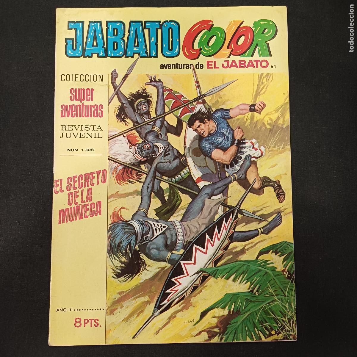Tebeos: AVENTURAS DE EL JABATO COLOR/BRUGUERA N&ordm; 64.