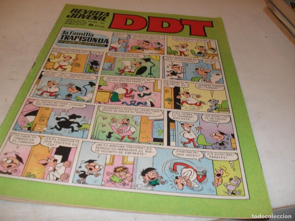 Tebeos: DDT 2&ordf; EPOCA N&ordm; 103,CON EL BOTONES SACARINO EN PAGINA CENTRAL,DE 551,BRUGUERA,1967