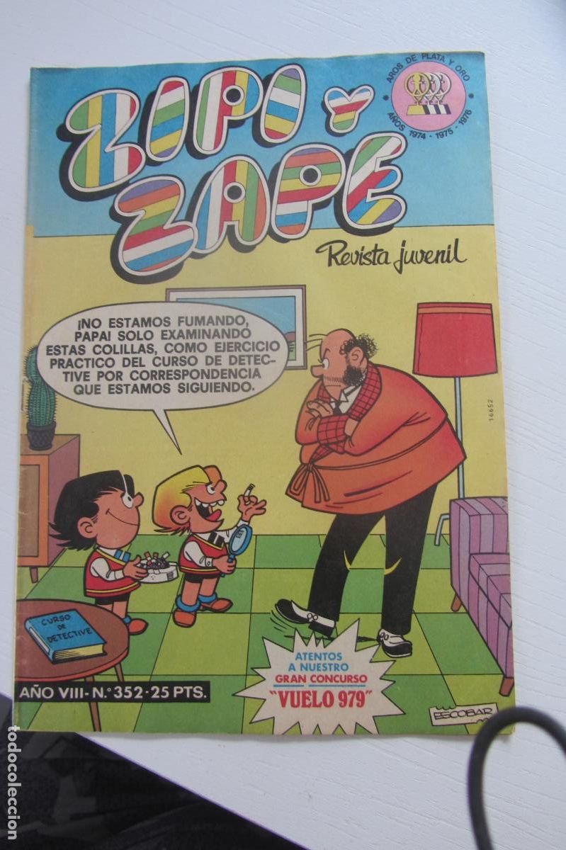 Tebeos: ZIPI ZAPE N&ordm; 352 A&Ntilde;O VIII 25 PTS. BRUGUERA arx70