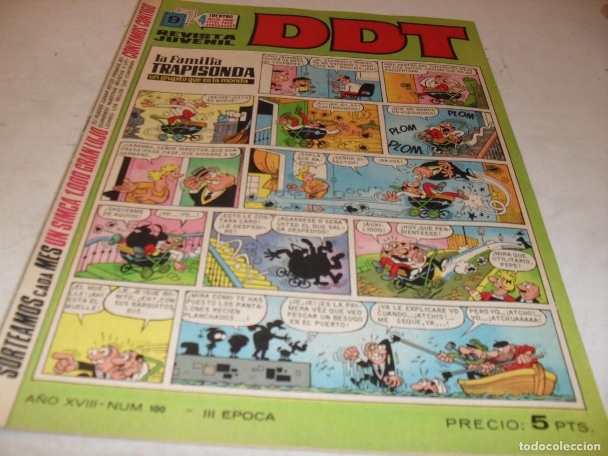 Tebeos: DDT 2&ordf; EPOCA N&ordm; 100,EN INTERIOR ANUNCIO DE KIKO Y NANCY,DE FAMOSA,DE 551,BRUGUERA,1967