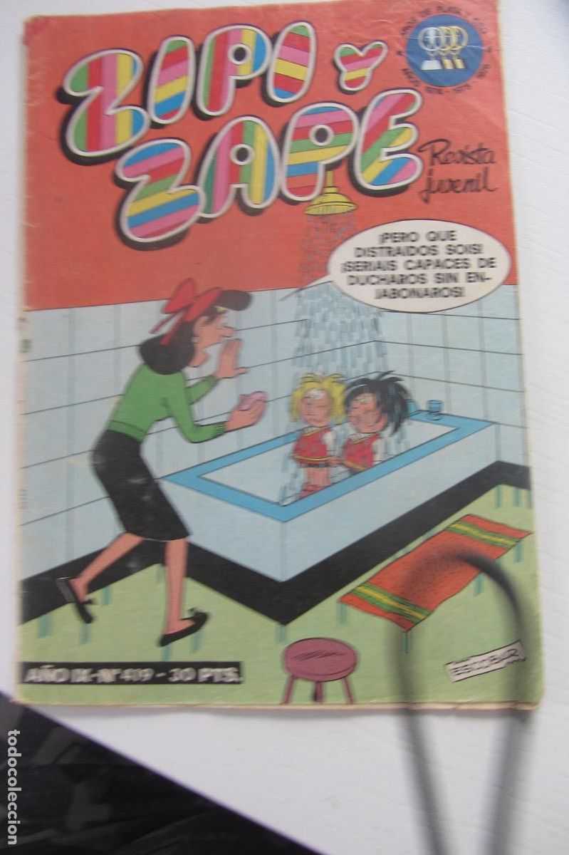 Tebeos: ZIPI ZAPE N&ordm; 419 A&Ntilde;O IX 30 PTS. BRUGUERA arx70