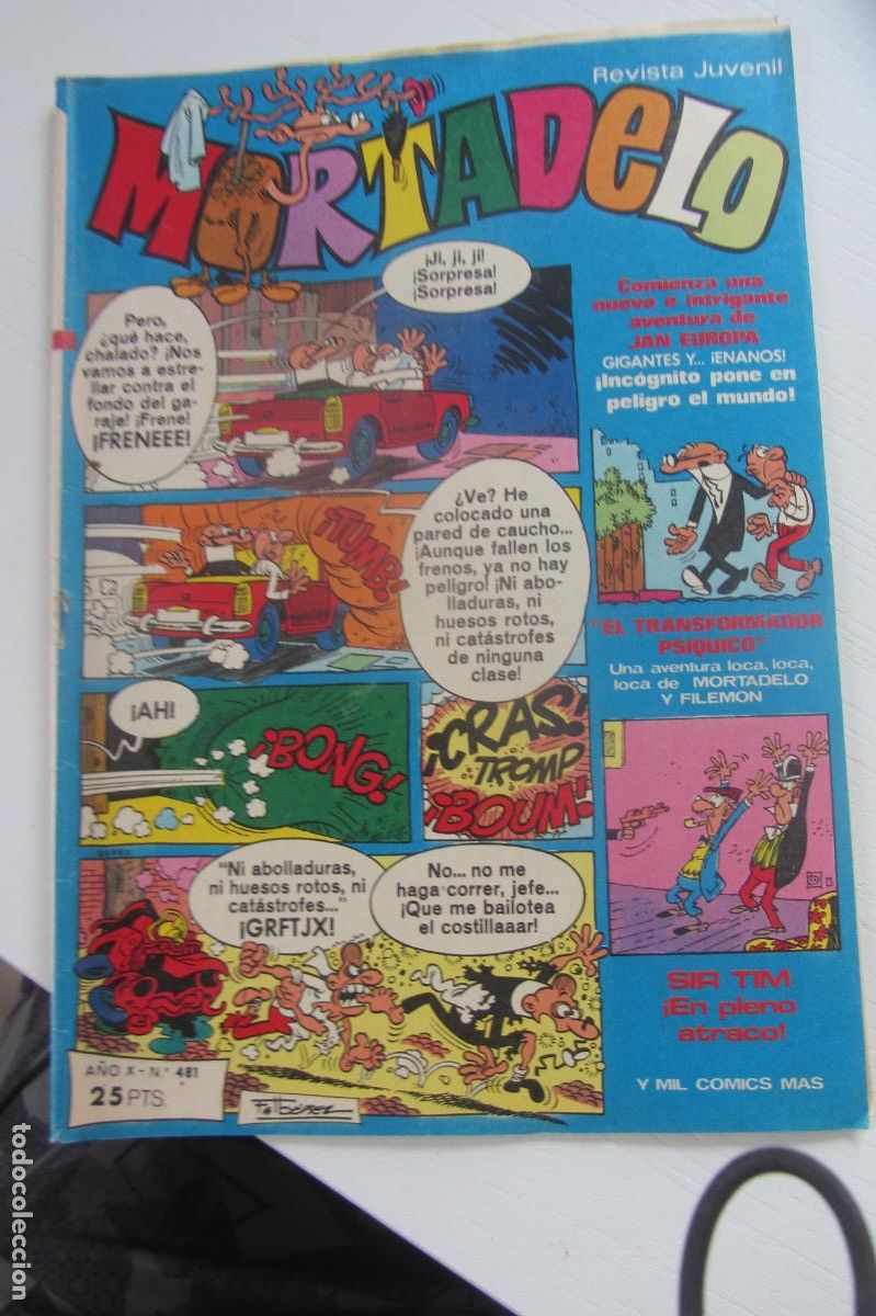 Tebeos: MORTADELO - A&Ntilde;O XI - N&ordm; 481 - EDITORIAL BRUGUERA - A&Ntilde;O 1980. arx70