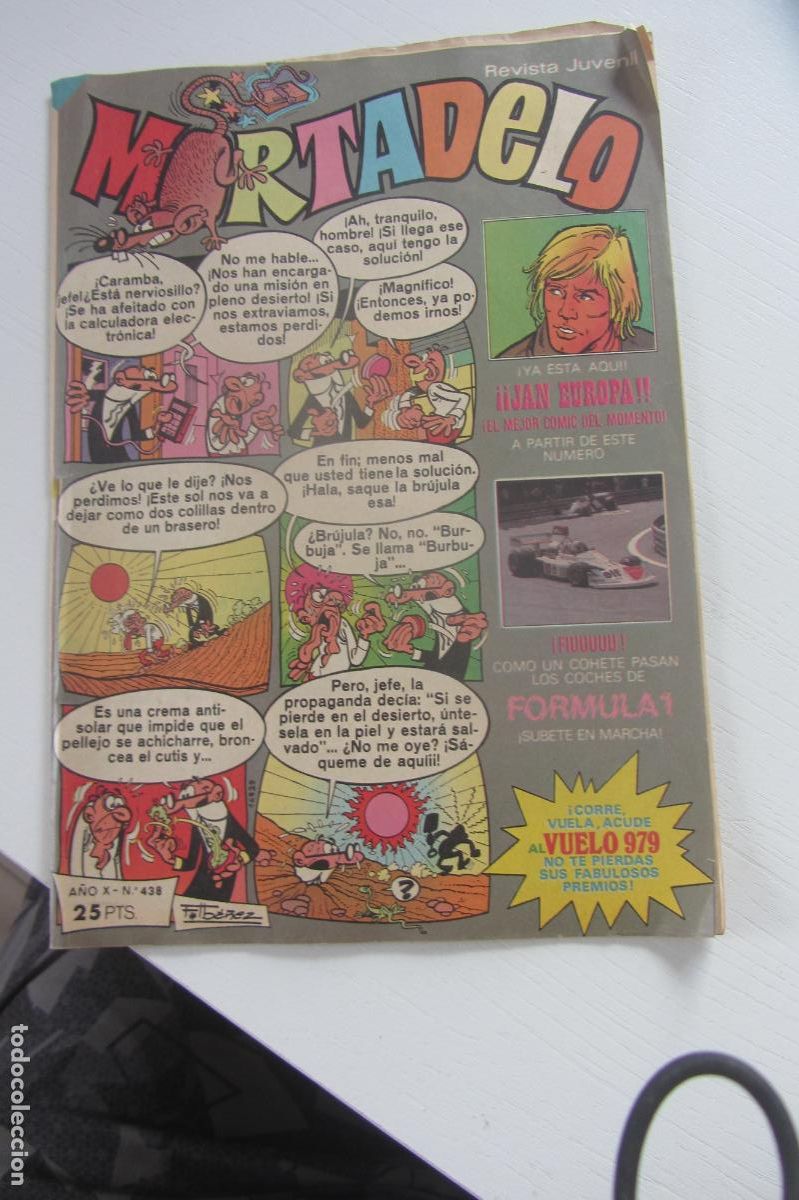 Tebeos: MORTADELO. A&Ntilde;O X N&ordm; 438 EDITORIAL BRUGUERA 1979 arx70