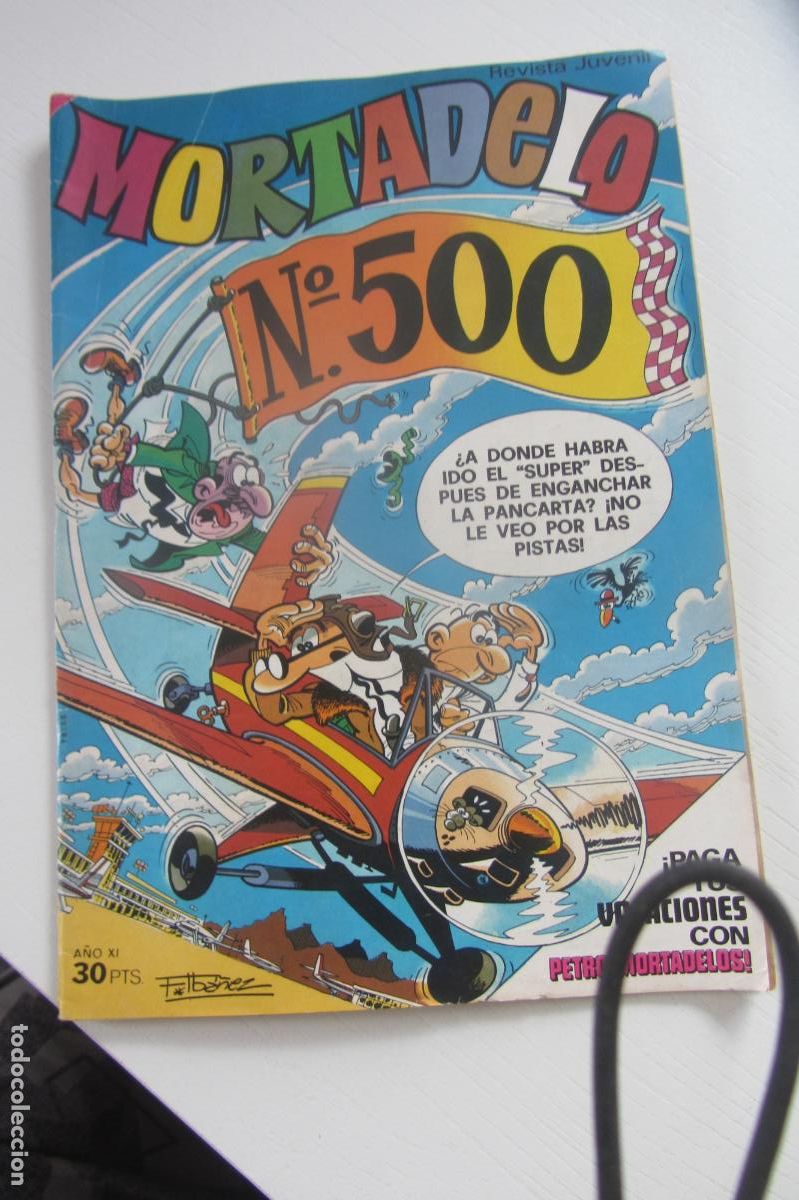 Tebeos: MORTADELO. A&Ntilde;O XI N&ordm; 500 EDITORIAL BRUGUERA arx70