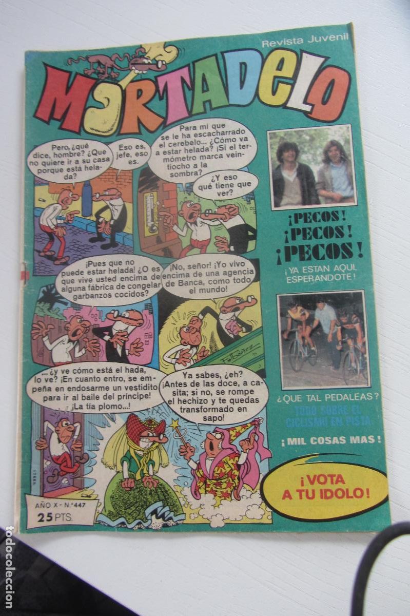 Tebeos: MORTADELO. A&Ntilde;O X N&ordm; 447 EDITORIAL BRUGUERA arx70