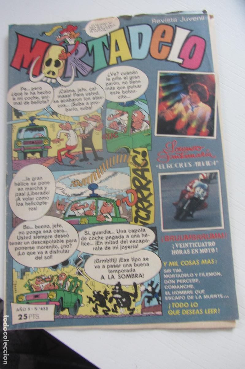 Tebeos: MORTADELO. A&Ntilde;O X N&ordm; 455 EDITORIAL BRUGUERA arx70