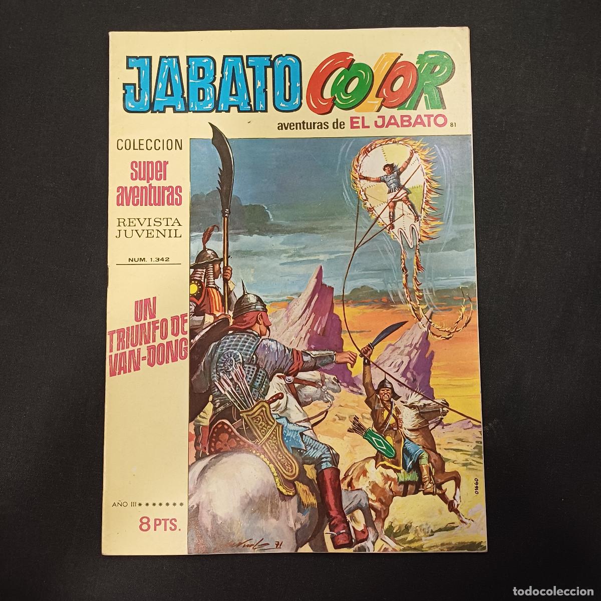 Tebeos: AVENTURAS DE EL JABATO COLOR/BRUGUERA N&ordm; 81.