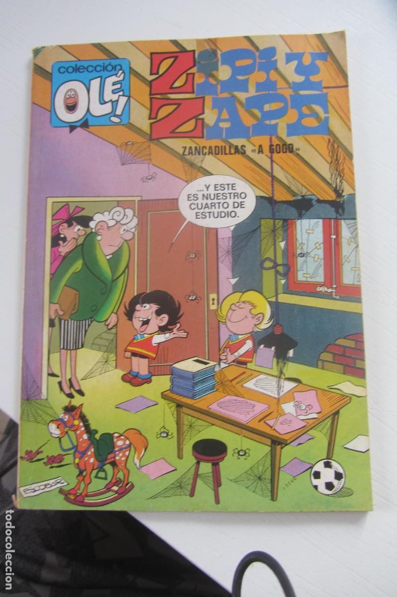 Tebeos: COLECCI&Oacute;N OL&Eacute;!. N&ordm; 113. ZIPI Y ZAPE. ZANCADILLAS A GOGO. BRUGUERA, 3&ordf; EDC. 1980 arx70