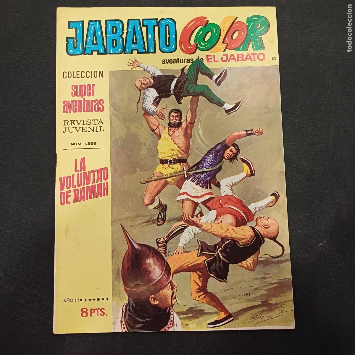 Tebeos: AVENTURAS DE EL JABATO COLOR/BRUGUERA N&ordm; 89.