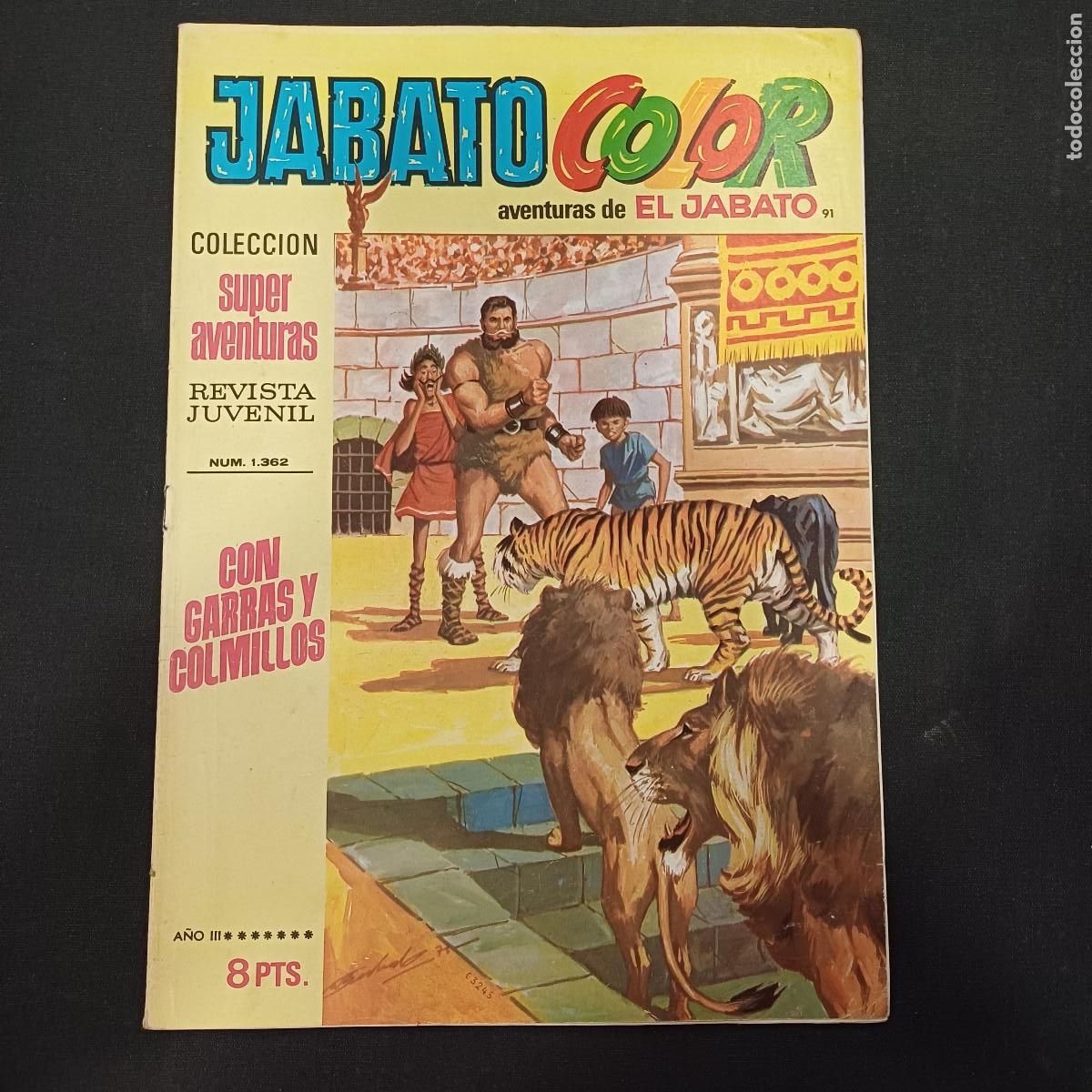 Tebeos: AVENTURAS DE EL JABATO COLOR/BRUGUERA N&ordm; 91.