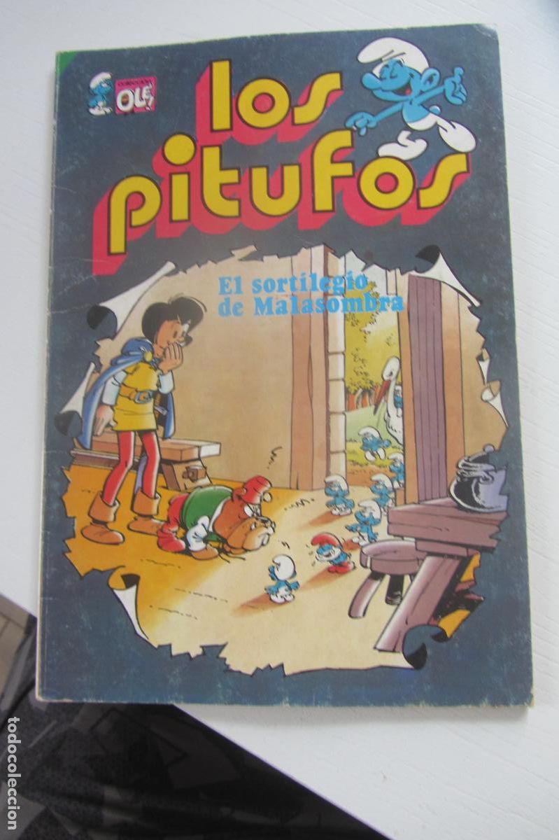 Tebeos: COLECCI&Oacute;N OL&Eacute;! N.&ordm; 12 LOS PITUFOS - EL SORTILEGIO DE MALASOMBRA 1983 BRUGUERA arx70