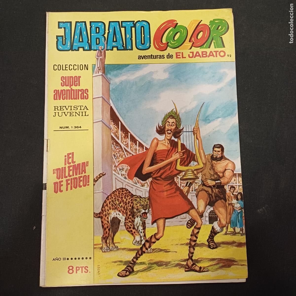 Tebeos: AVENTURAS DE EL JABATO COLOR/BRUGUERA N&ordm; 92.