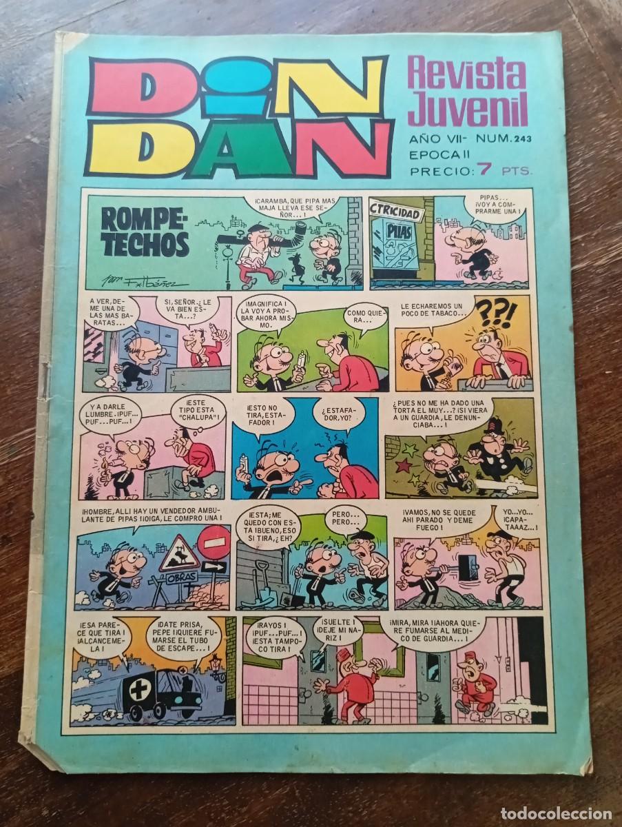 Comics: Lote 10 Din Dan 2a &eacute;poca (1968-1975)