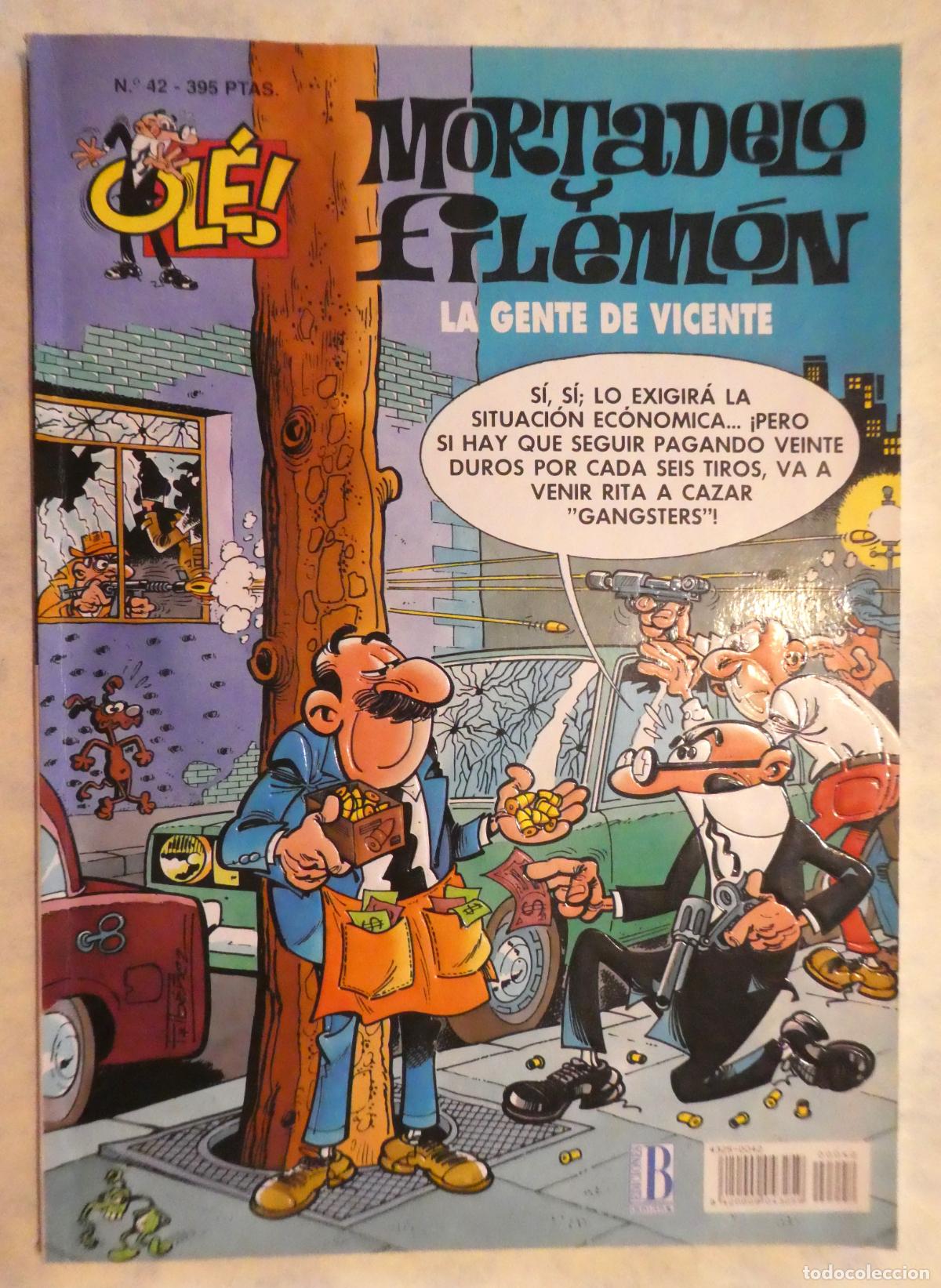 Tebeos: Mortadelo y Filem&oacute;n LA GENTE DE VICENTE N&ordm; 42, 2&ordf; edici&oacute;n 1996