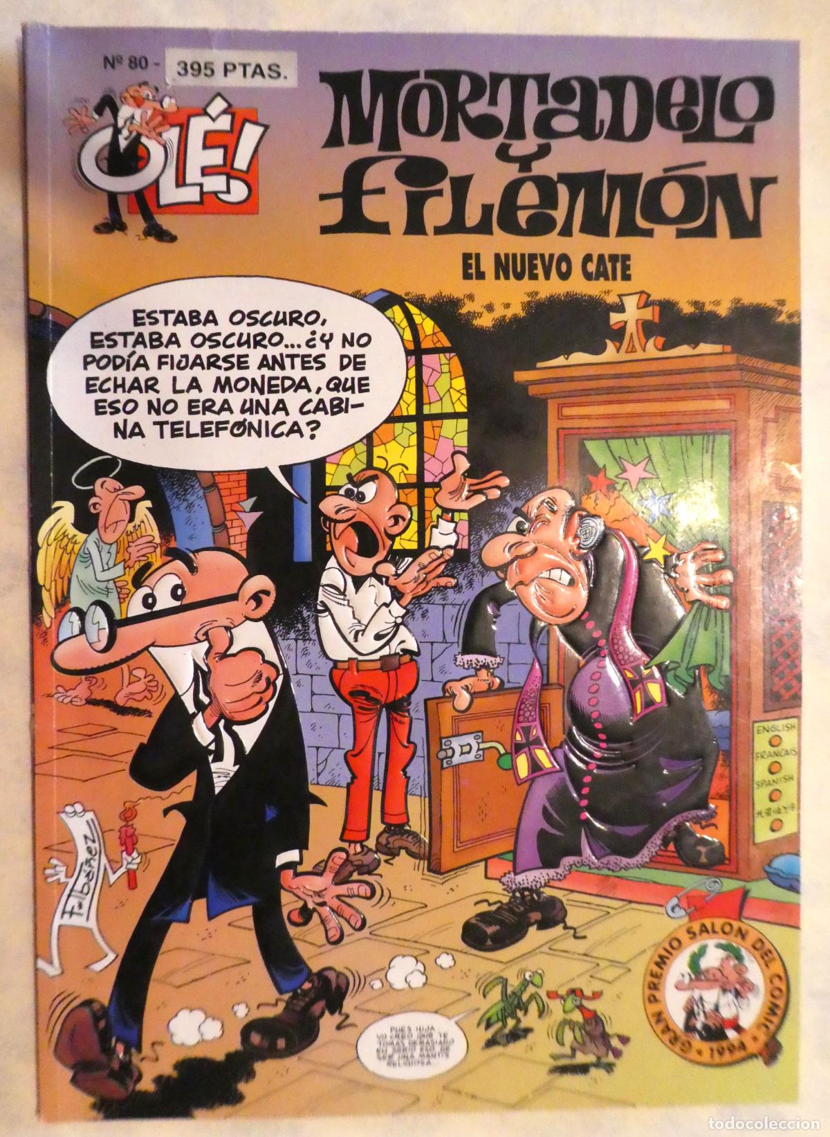 Tebeos: Mortadelo y Filem&oacute;n EL NUEVO CATE N&ordm; 80, 1&ordf; edici&oacute;n 1994