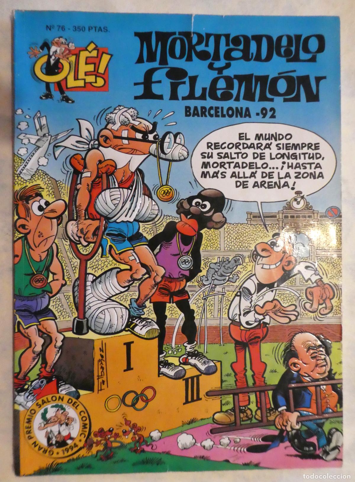 Tebeos: Mortadelo y Filem&oacute;n BARCELONA-92 N&ordm; 76 , 1&ordf; edici&oacute;n 1994