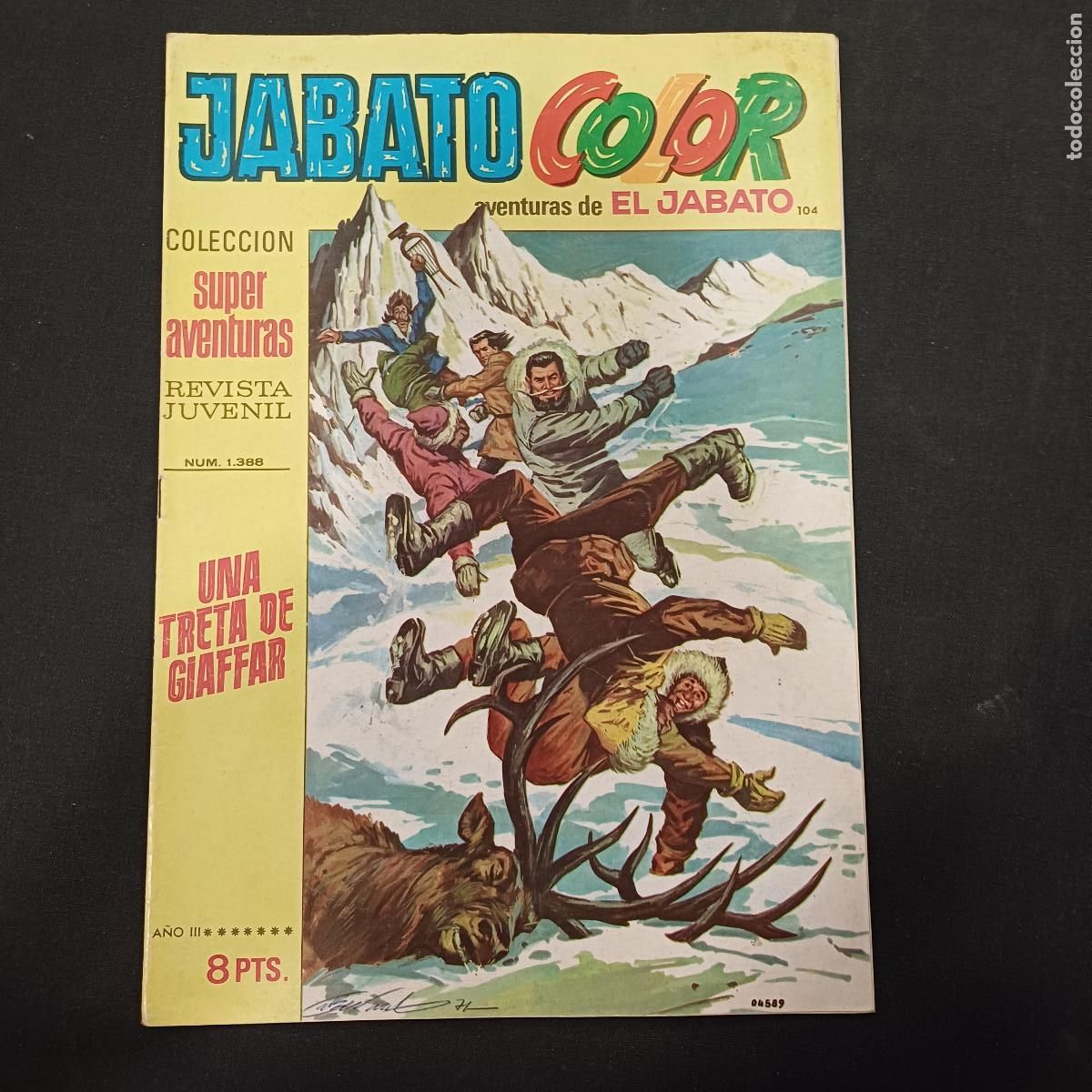 Tebeos: AVENTURAS DE EL JABATO COLOR/BRUGUERA N&ordm; 104.