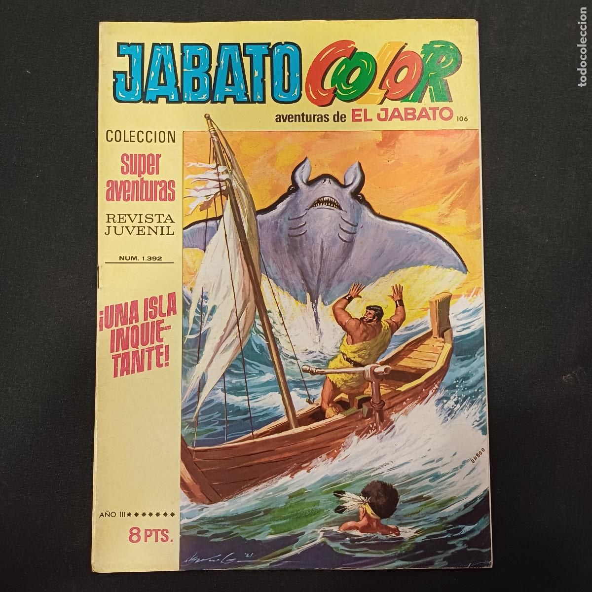 Tebeos: AVENTURAS DE EL JABATO COLOR/BRUGUERA N&ordm; 106.