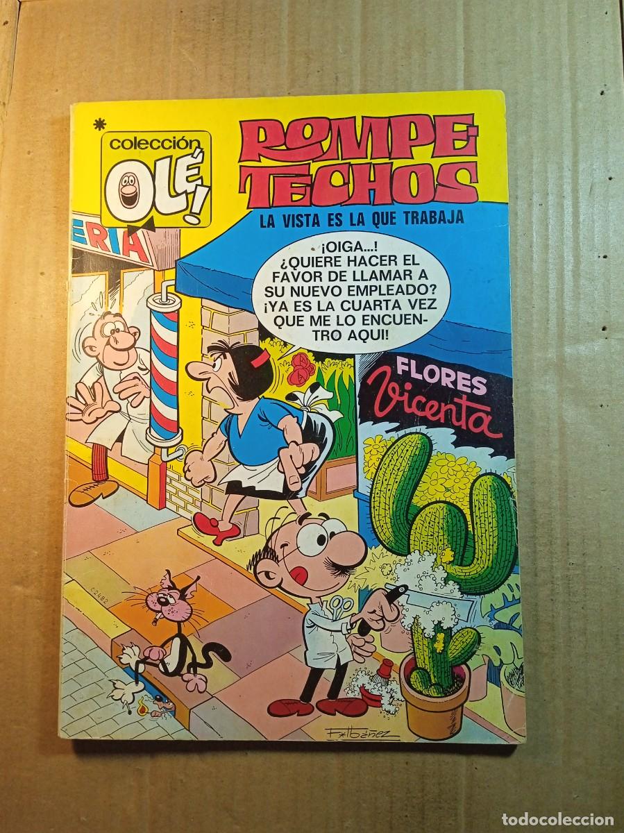 Tebeos: TEBEO DE OLE ROMPE TECHOS EN LA VISTA ES LA QUE TRABAJA DEL A&Ntilde;O 1978 N&ordm; 14