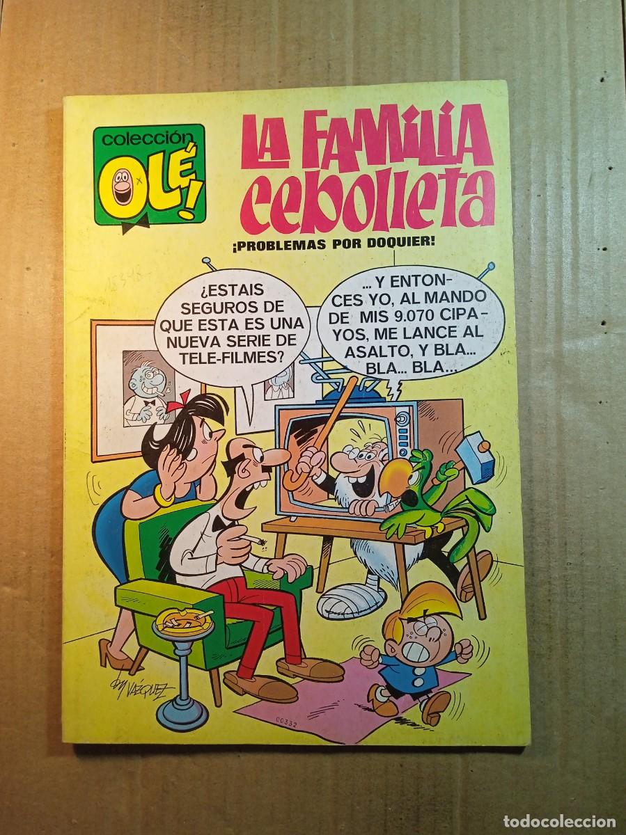 Tebeos: TEBEO DE OLE LA FAMILIA CEBOLLETA EN PROBLEMAS POR DOQUIER DEL A&Ntilde;O 1981 N&ordm; 4