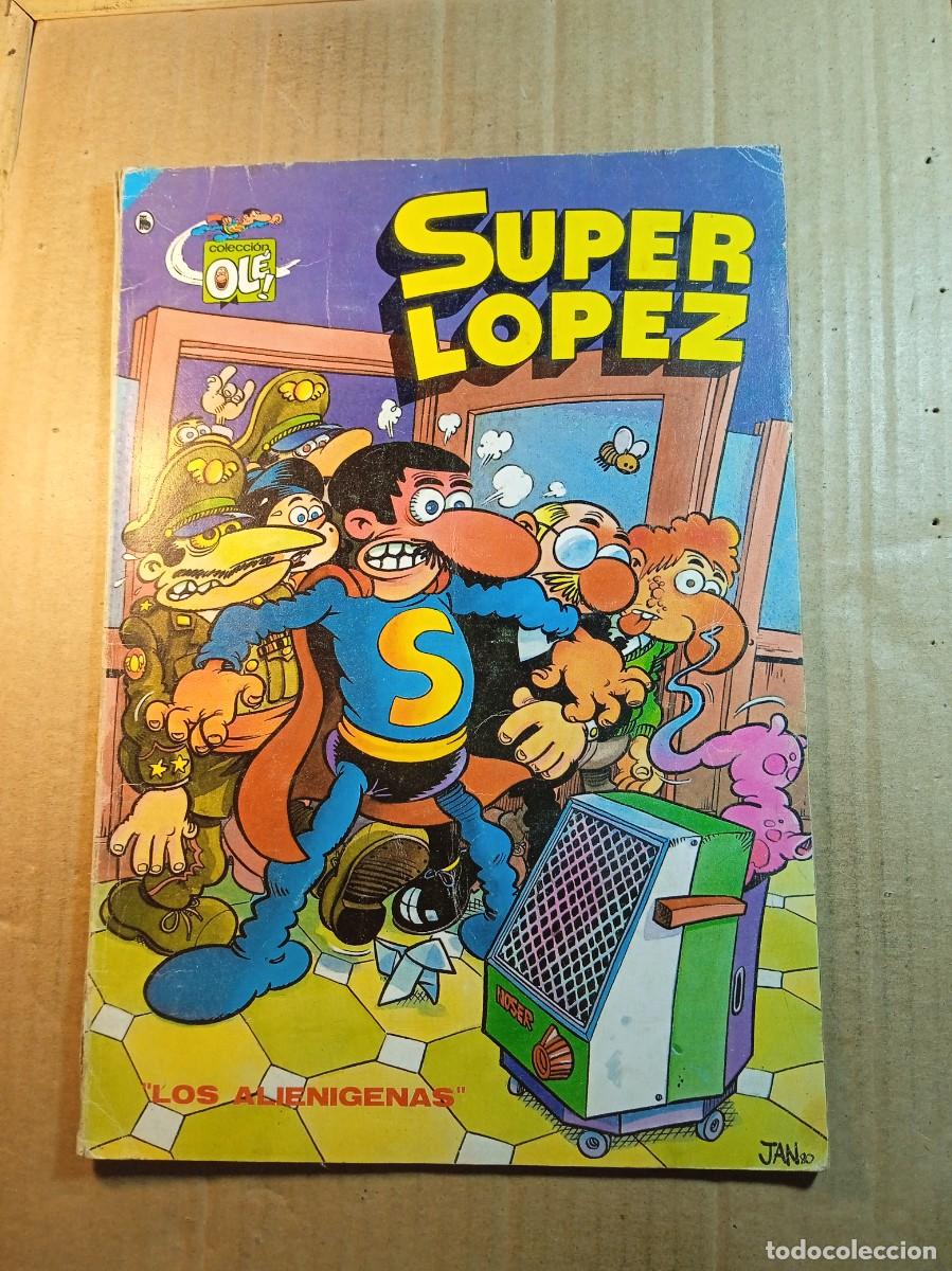 Tebeos: TEBEO DE OLE SUPER LOPEZ EN LOS ALIENIGENAS DEL A&Ntilde;O 1986 N&ordm; 4