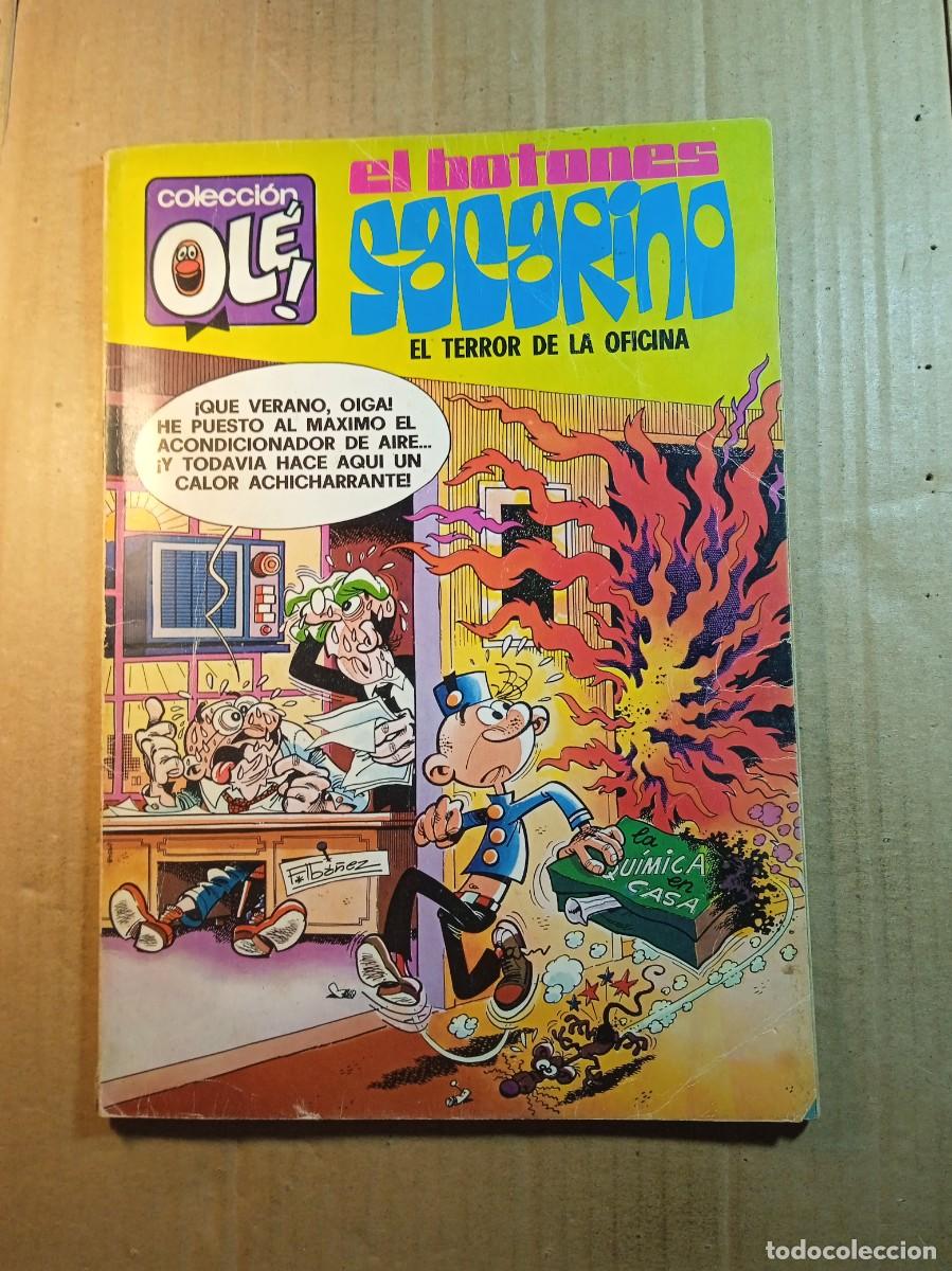 Tebeos: TEBEO DE OLE EL BOTONES SACARINO EN EL TERROR DE LA OFICINA DEL A&Ntilde;O 1977 N&ordm; 132