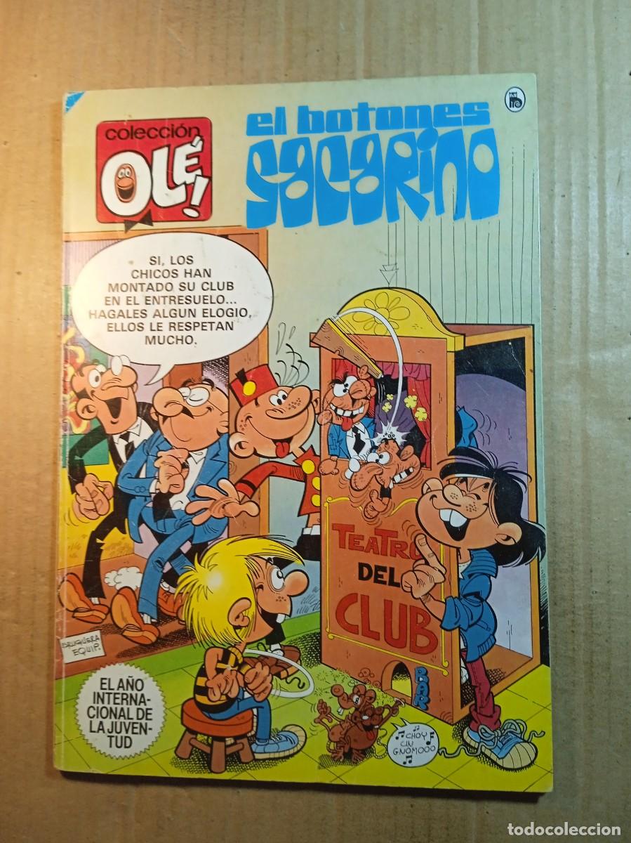 Tebeos: TEBEO DE OLE EL BOTONES SACARINO EN EL A&Ntilde;O INTERNACIONAL DE LA JUVENTUD DEL A&Ntilde;O 1988 N&ordm; 314