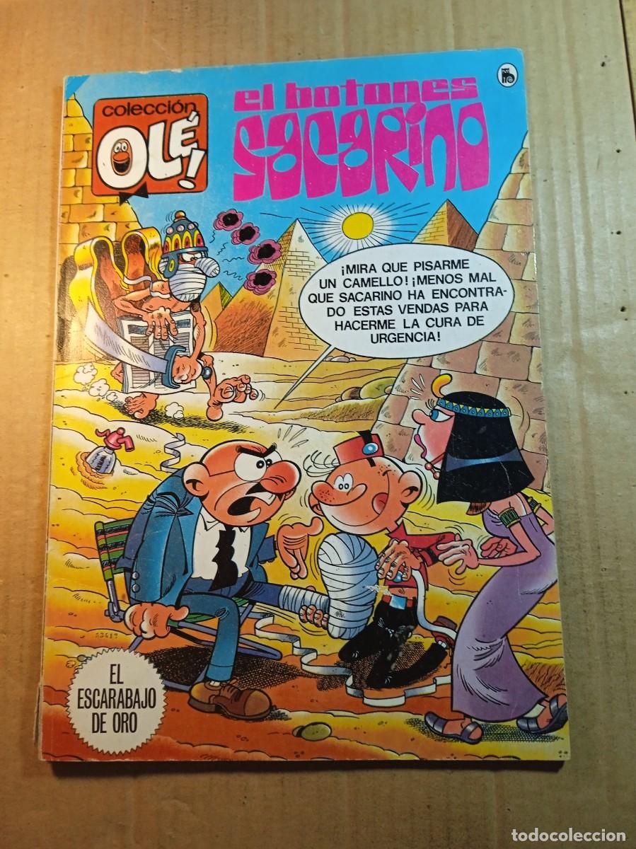 Tebeos: TEBEO DE OLE EL BOTONES SACARINO EN EL ESCARABAJO DE ORO DEL A&Ntilde;O 1986 N&ordm; 311