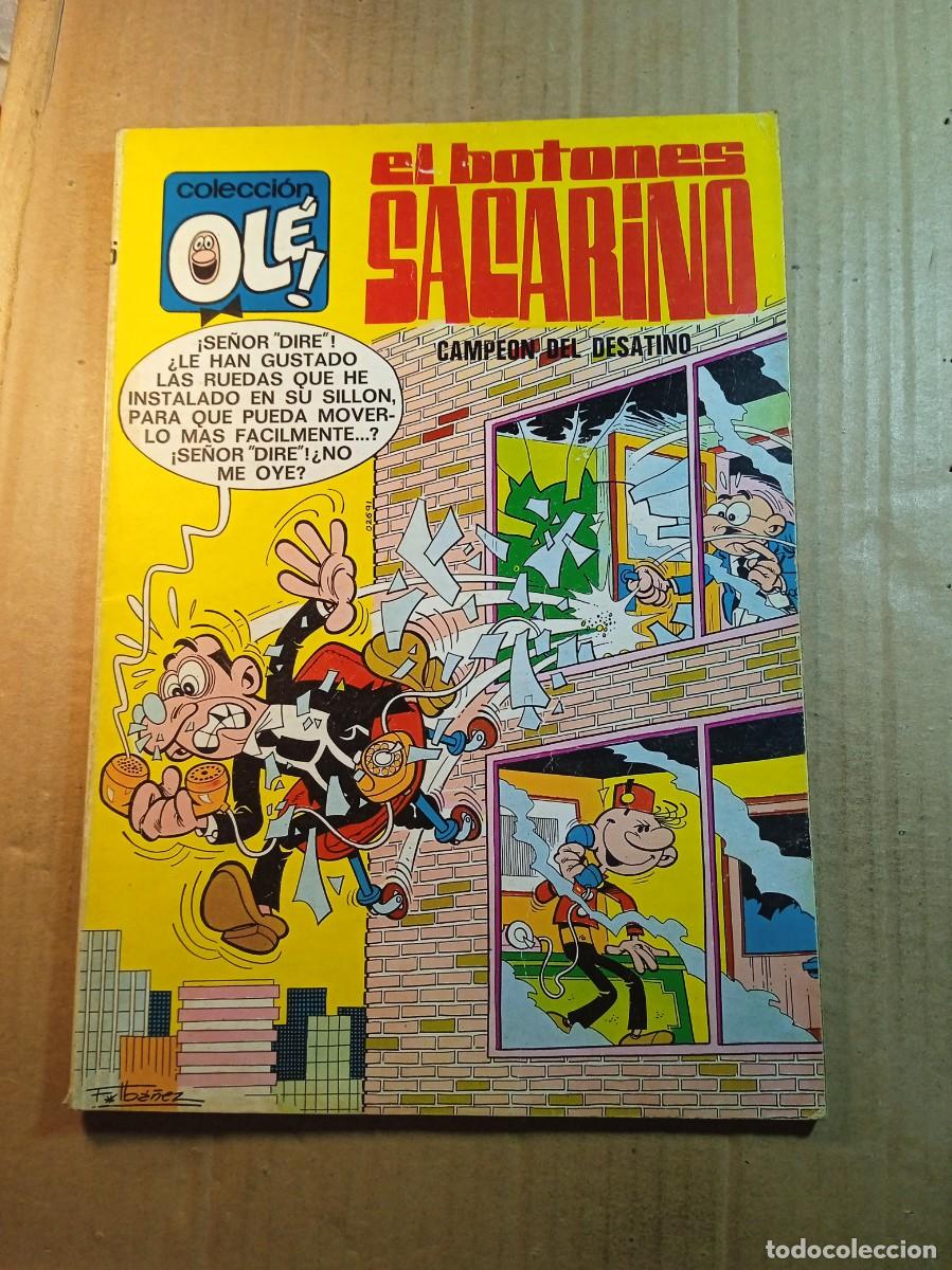 Tebeos: TEBEO DE OLE EL BOTONES SACARINO EN CAMPEON DEL DESATINO DEL A&Ntilde;O 1975 N&ordm; 15 (NUMERO EN EL LOMO)