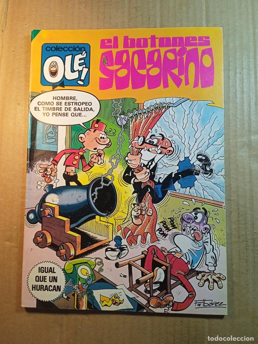 Tebeos: TEBEO DE OLE EL BOTONES SACARINO EN IGUAL QUE UN HURACAN DEL A&Ntilde;O 1983 N&ordm; 268