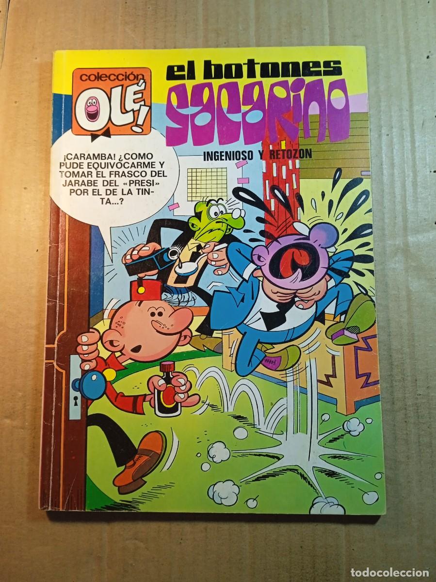 Tebeos: TEBEO DE OLE EL BOTONES SACARINO EN INGENIOSO Y RETOZON DEL A&Ntilde;O 1975 N&ordm; 68 (NUMERO EN EL LOMO)