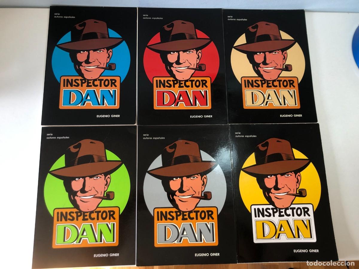 Tebeos: Inspector Dan colecci&oacute;n completa 6 tomos Eugenio Giner Club Amigos Historieta Revival Comics