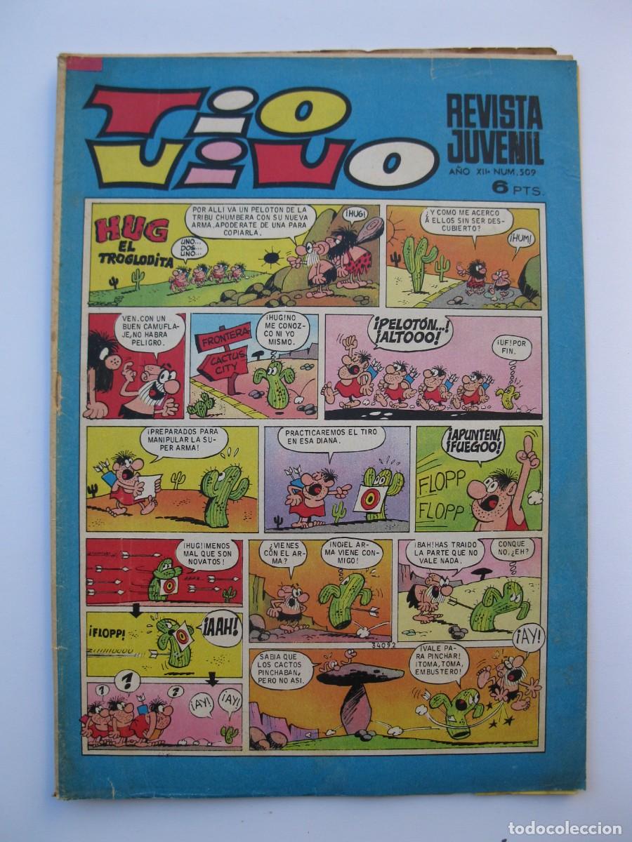 Tebeos: TIO VIVO - A&Ntilde;O XIII - N&ordm; 509 - EDITORIAL BRUGUERA - A&Ntilde;O 1970.