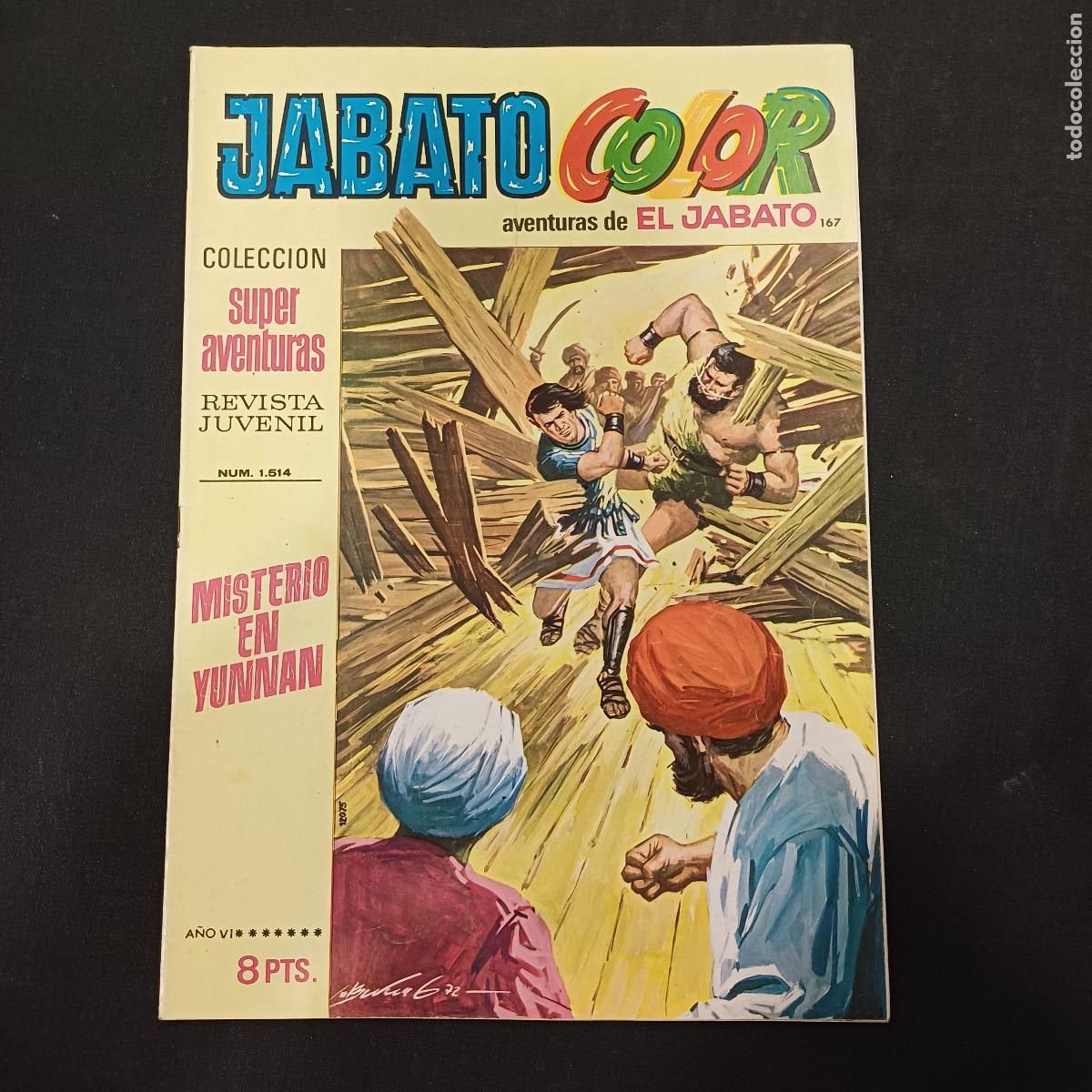 Tebeos: AVENTURAS DE EL JABATO COLOR/BRUGUERA N&ordm; 167.