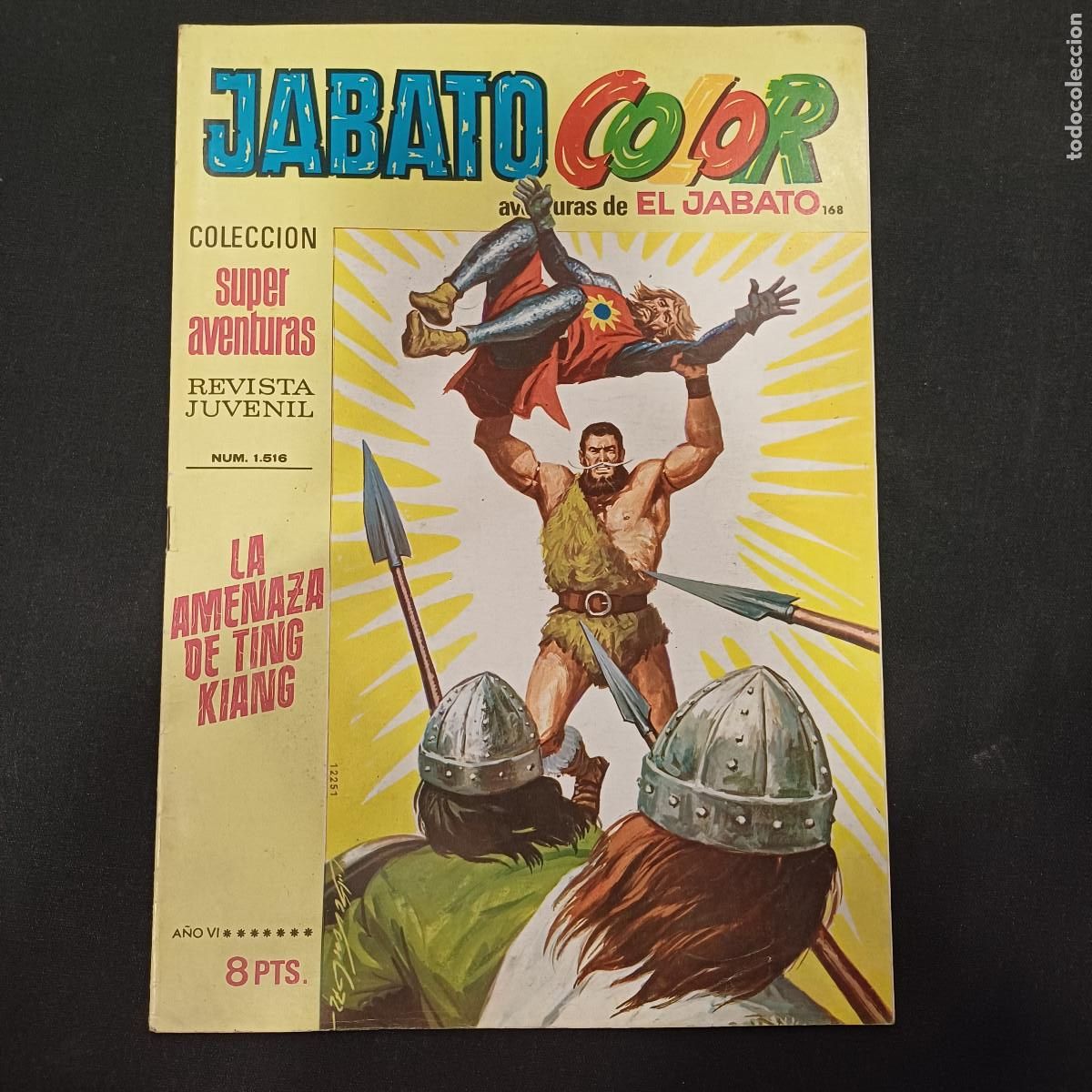 Tebeos: AVENTURAS DE EL JABATO COLOR/BRUGUERA N&ordm; 168.