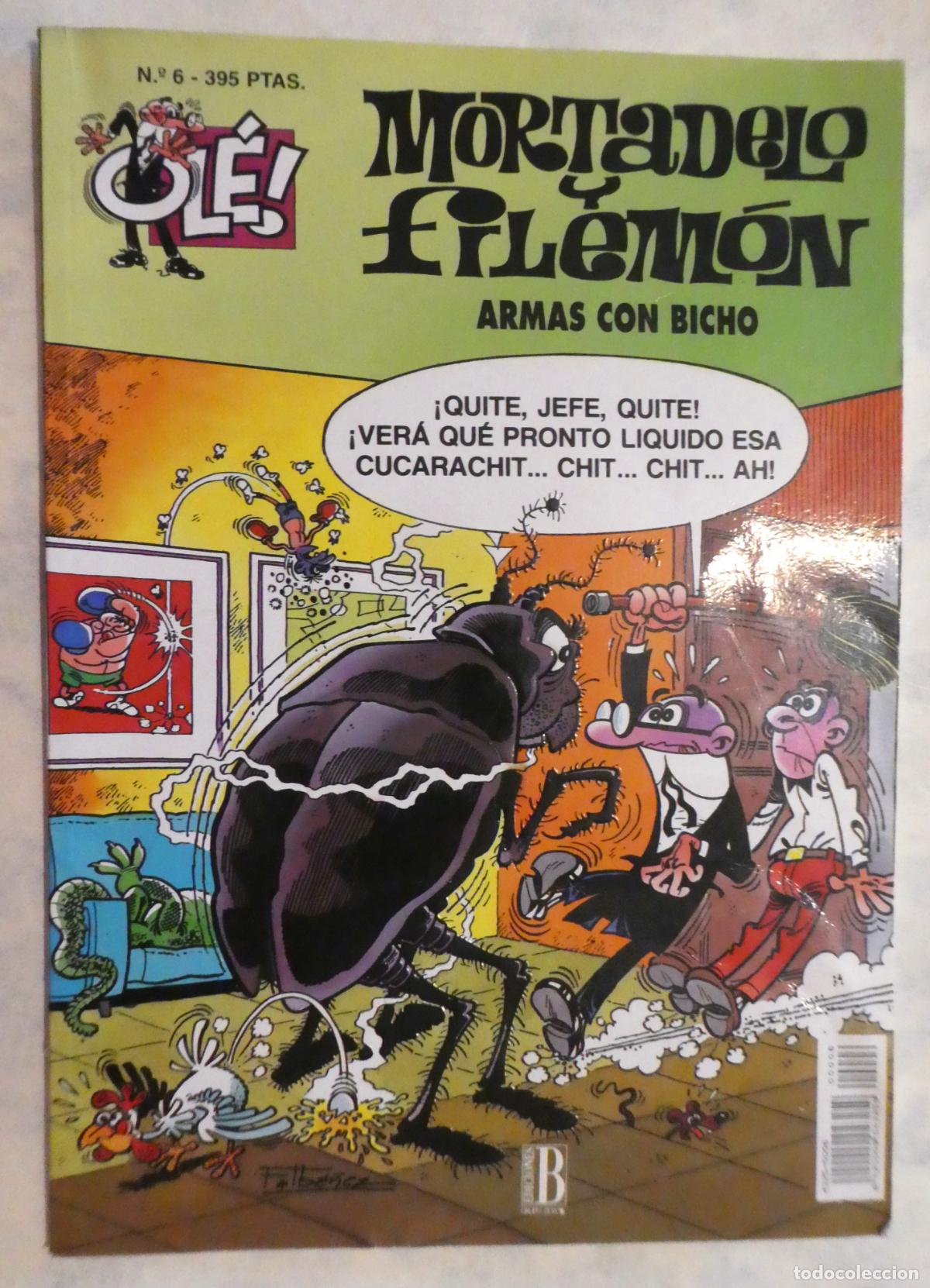 Tebeos: Mortadelo y Filem&oacute;n ARMAS CON BICHO N&ordm; 6 , 2&ordf; edici&oacute;n 1996