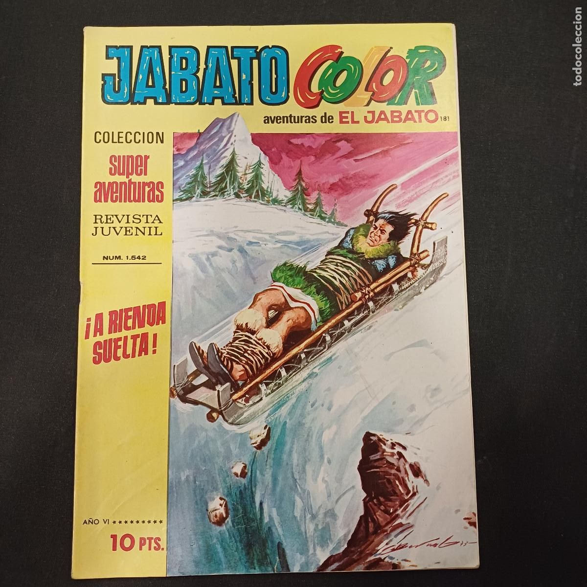 Tebeos: AVENTURAS DE EL JABATO COLOR/BRUGUERA N&ordm; 181.